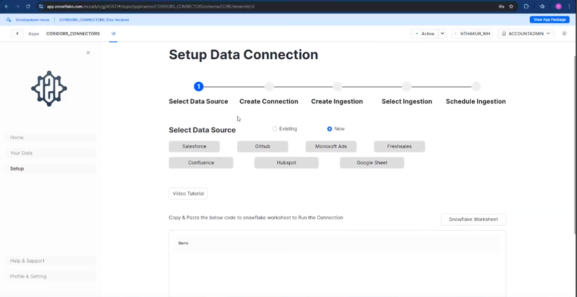 connect connector screenshot